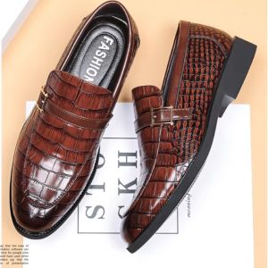 New Crocodile-Pattern Leather Formal & Casual Shoes for Men